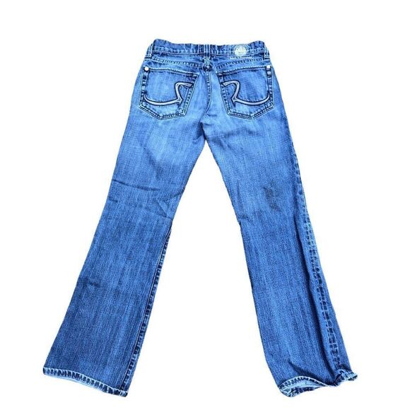 Rock & Republic Embroidered Jeans Size 30 Blue - Picture 3 of 9
